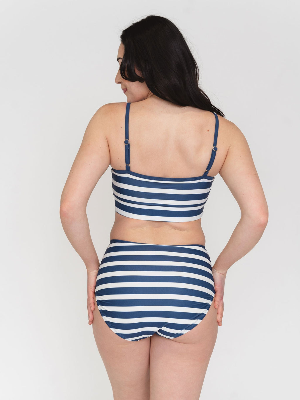 SAMPLE Navy Stripe Bralette