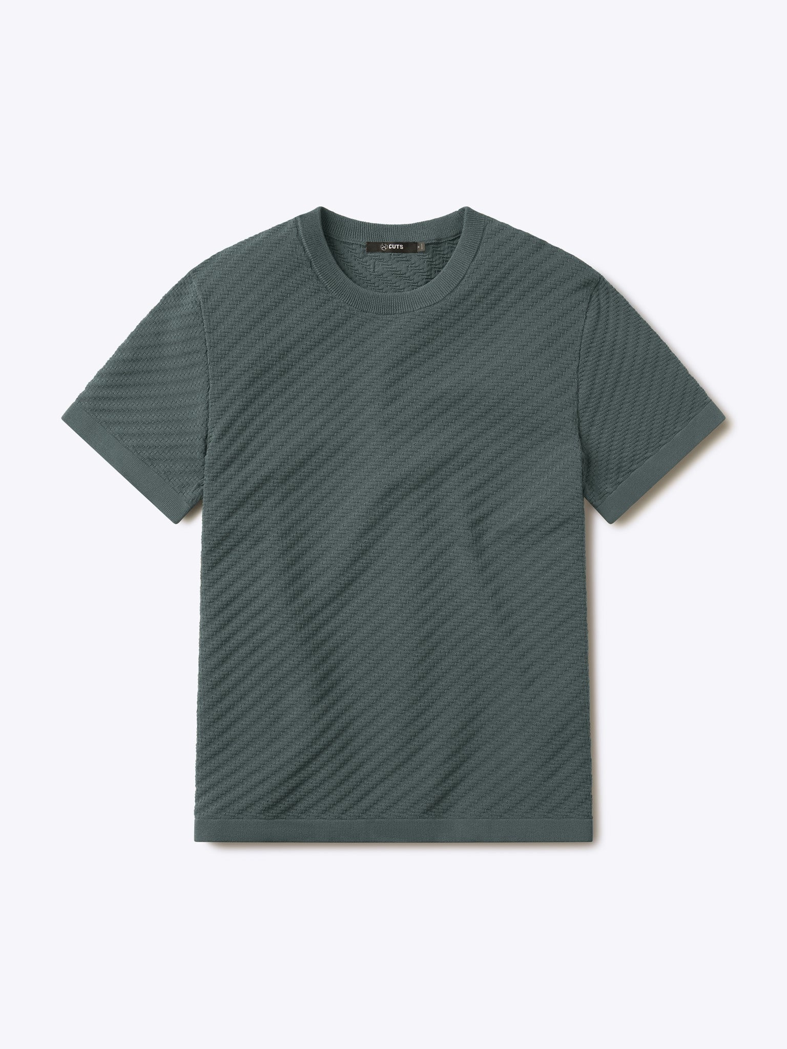 Riviera Knit Textured Tee | Urban Chic Signature-Fit