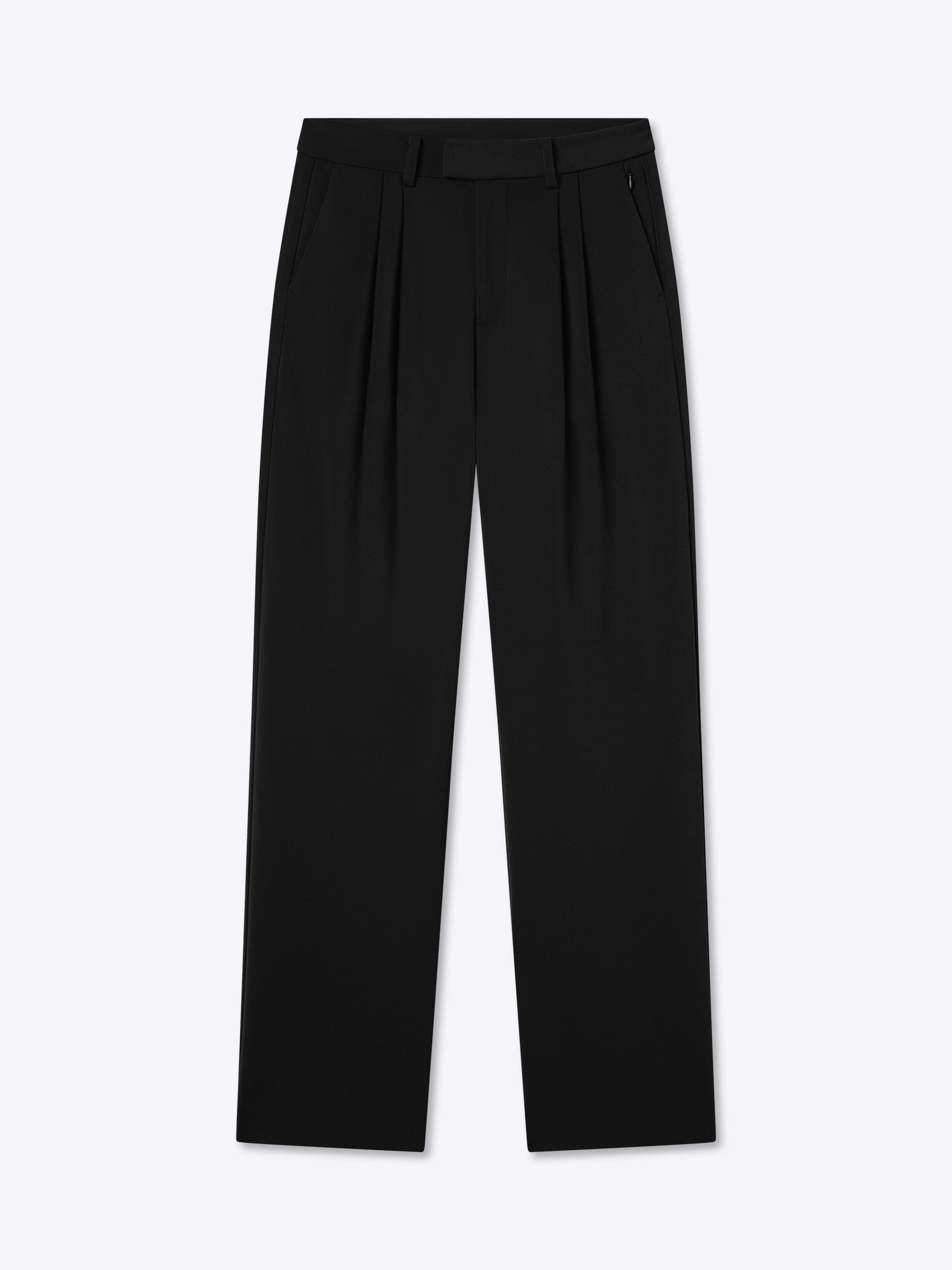 Essential Pant | Black Relaxed-fit