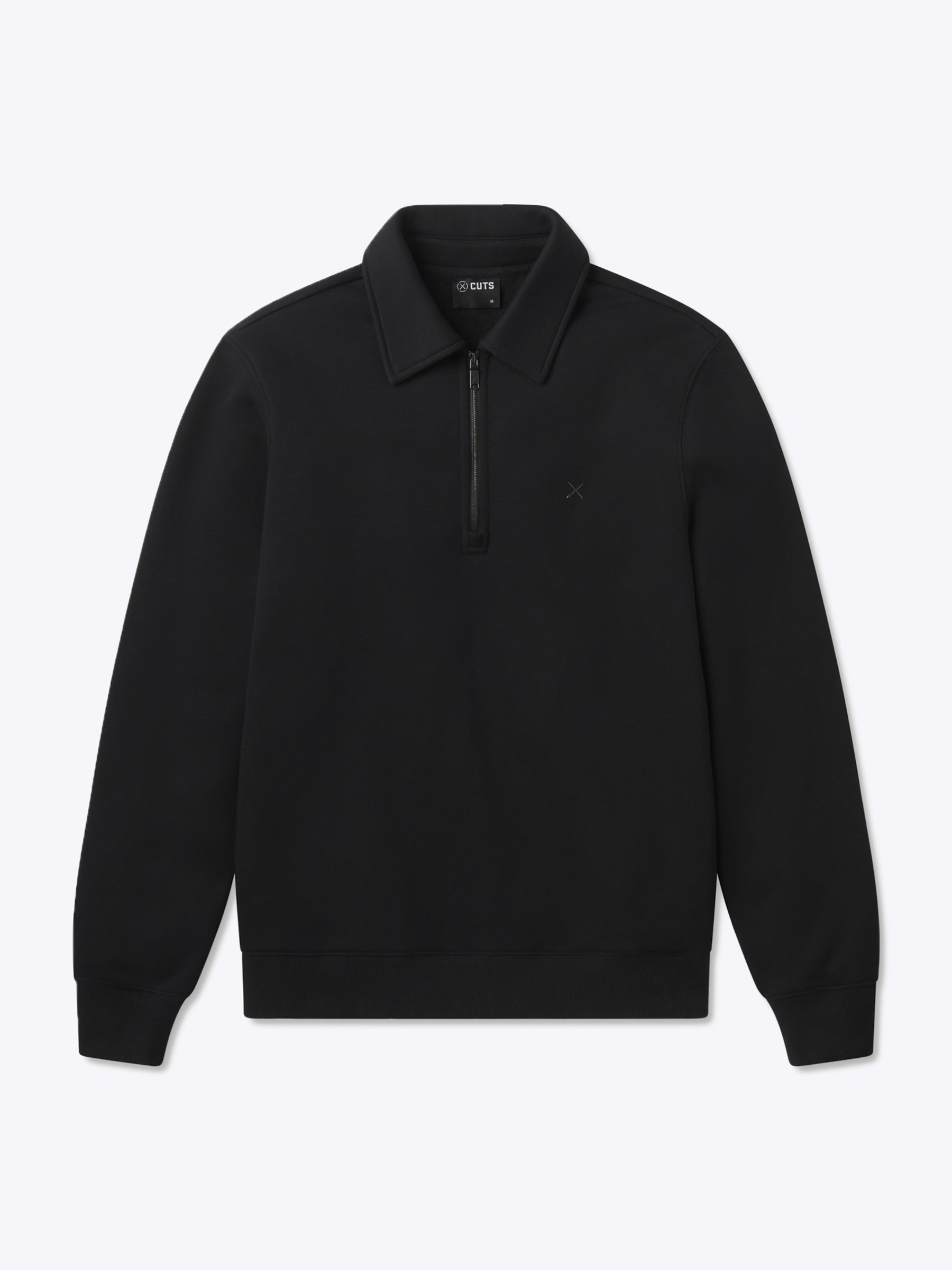 Divine Fleece Q-Zip | Black Classic-fit