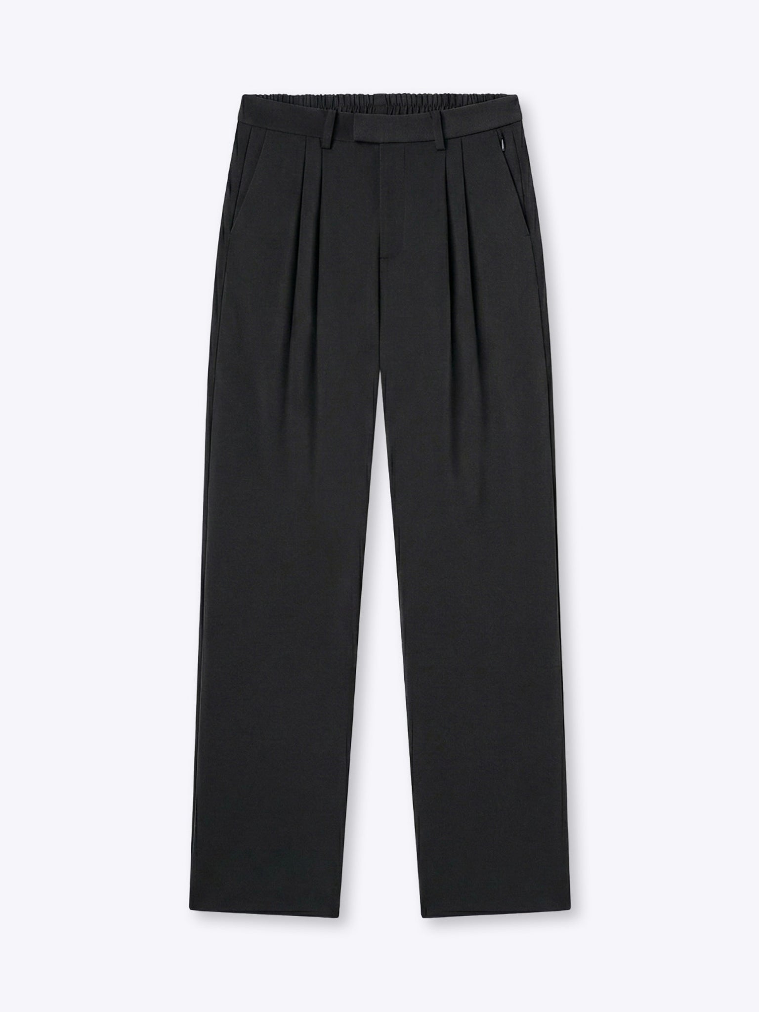 Essential Pant | Black Relaxed-fit