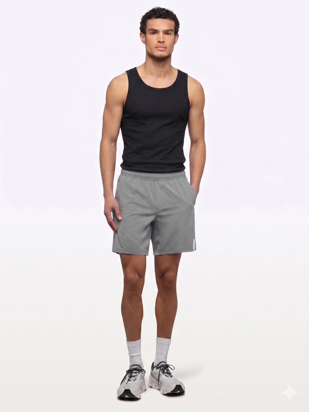 Essential Fitted Rib Tank 3 Pack | Black Form-Fitting