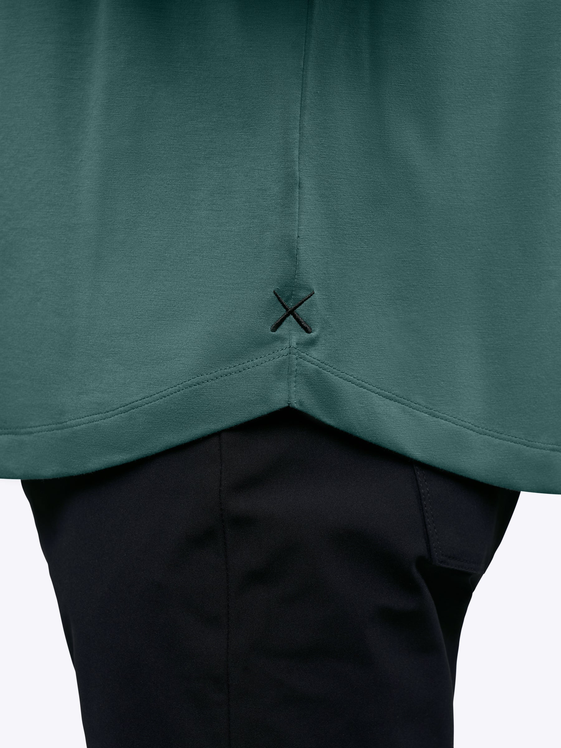 AO Curve-Hem Tee | Blue Spruce Signature-Fit PYCA Pro®