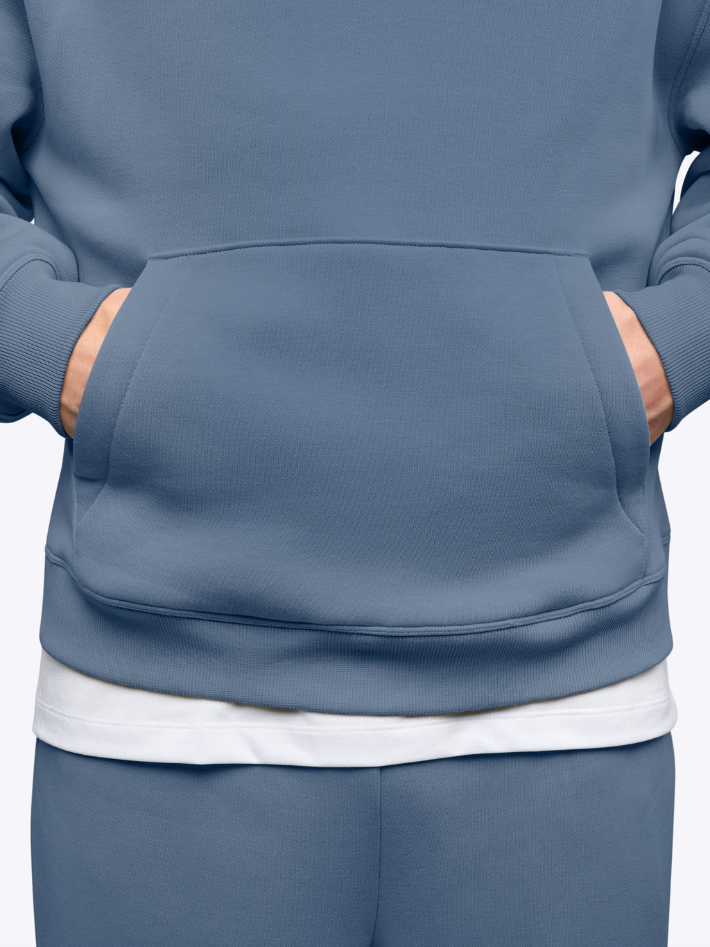 Divine Fleece Hoodie | Cadet Blue Classic-fit