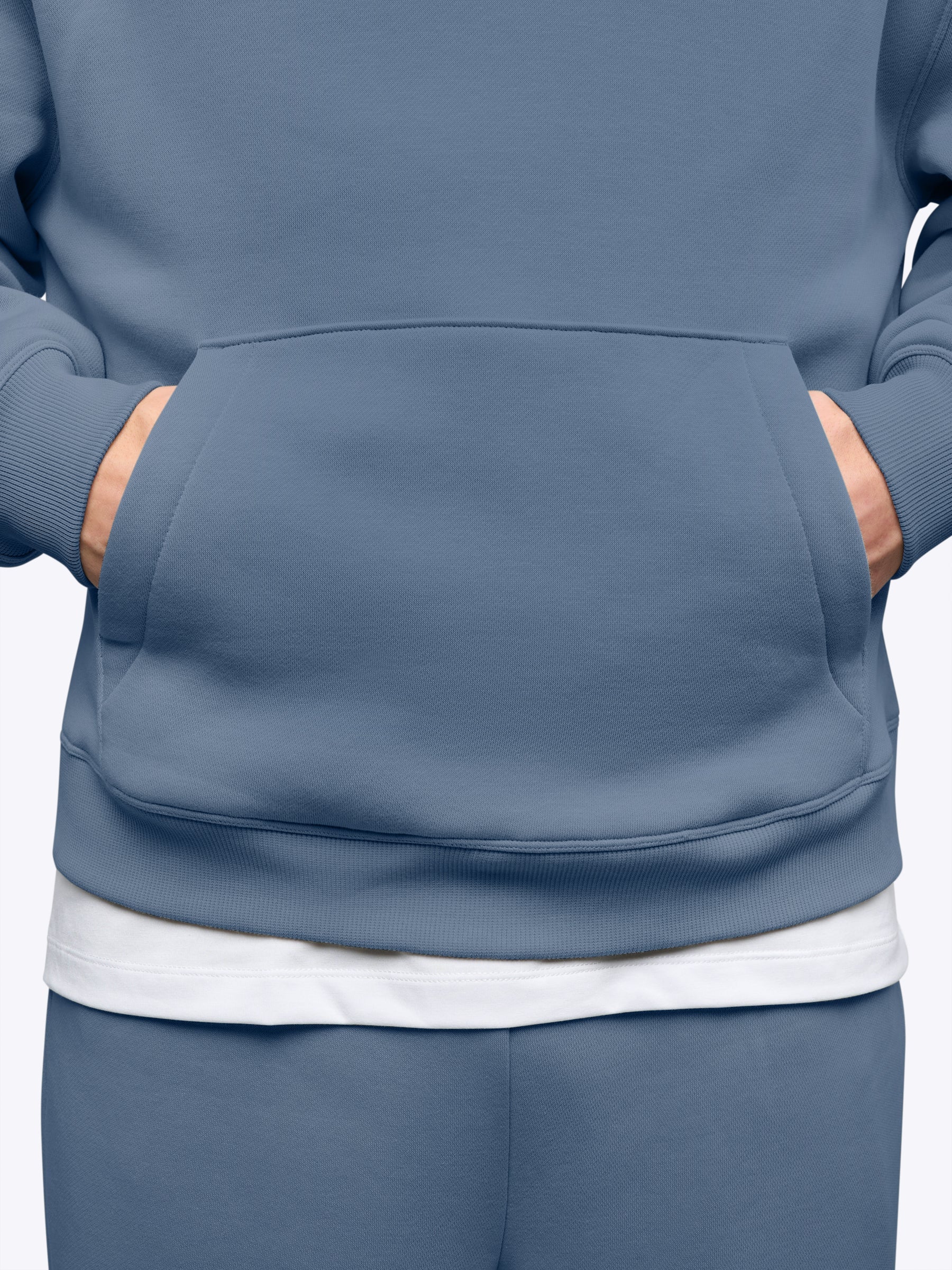 Divine Fleece Hoodie | Cadet Blue Classic-fit