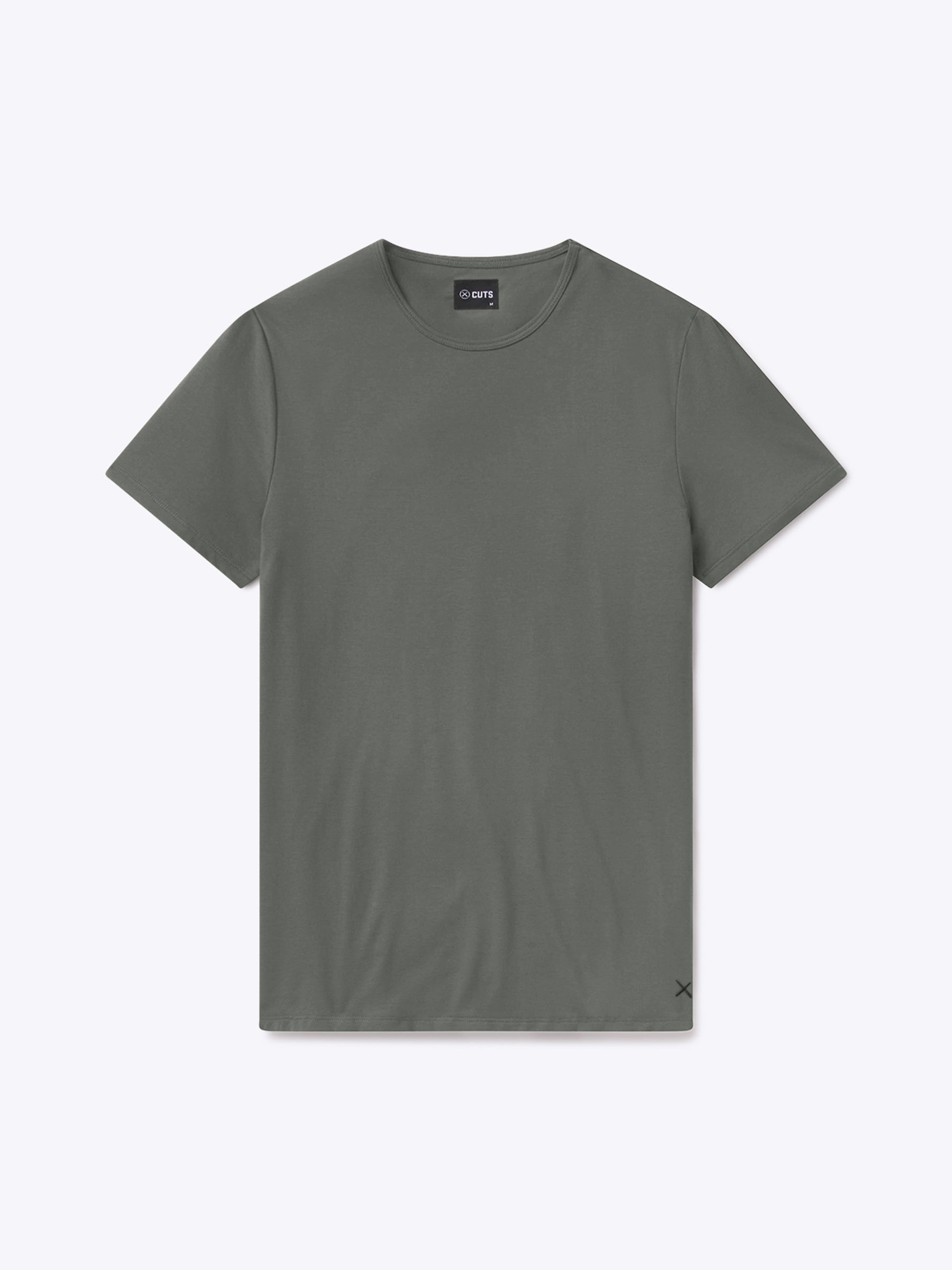 AO Forever Tee | Castor Grey Classic-Fit PYCA Pro®