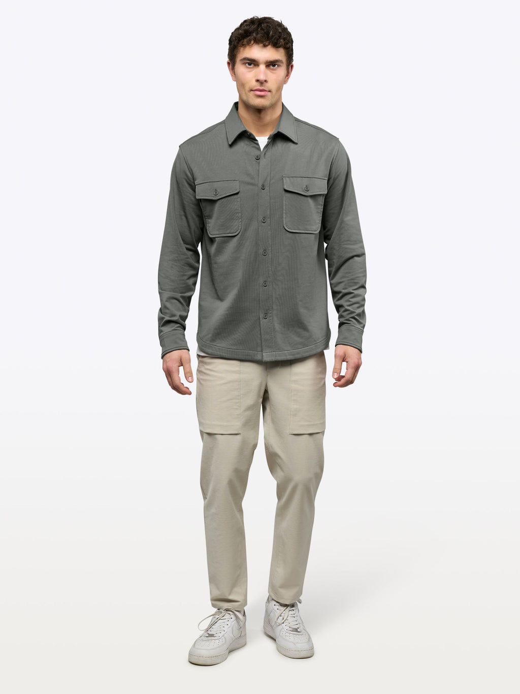Hyperloop Overshirt | Castor Grey Signature-Fit
