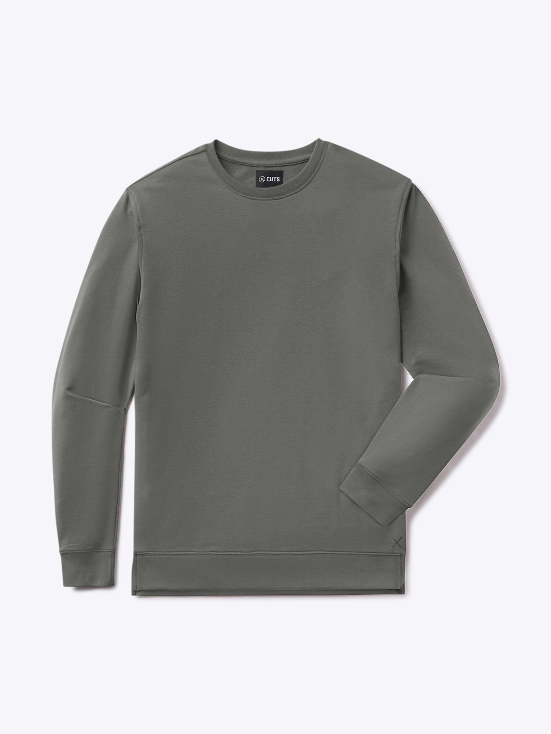 Hyperloop Pullover Split-Hem | Castor Grey Signature-Fit