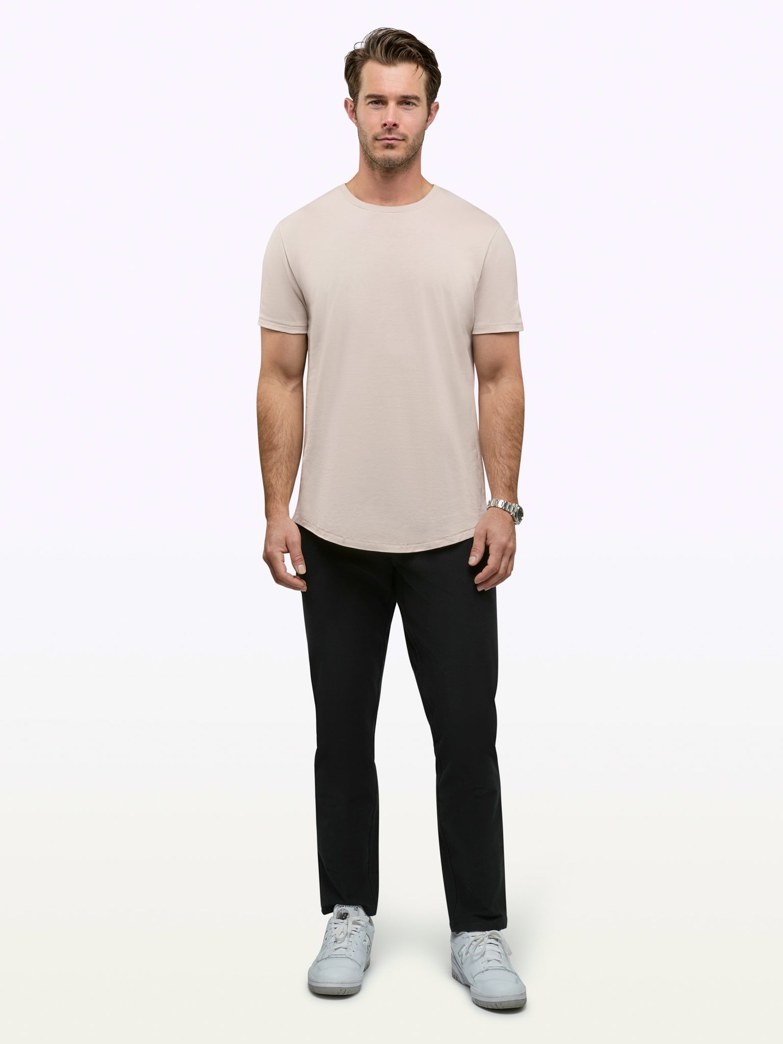Featherlight Pima Tee | Clay Signature-fit