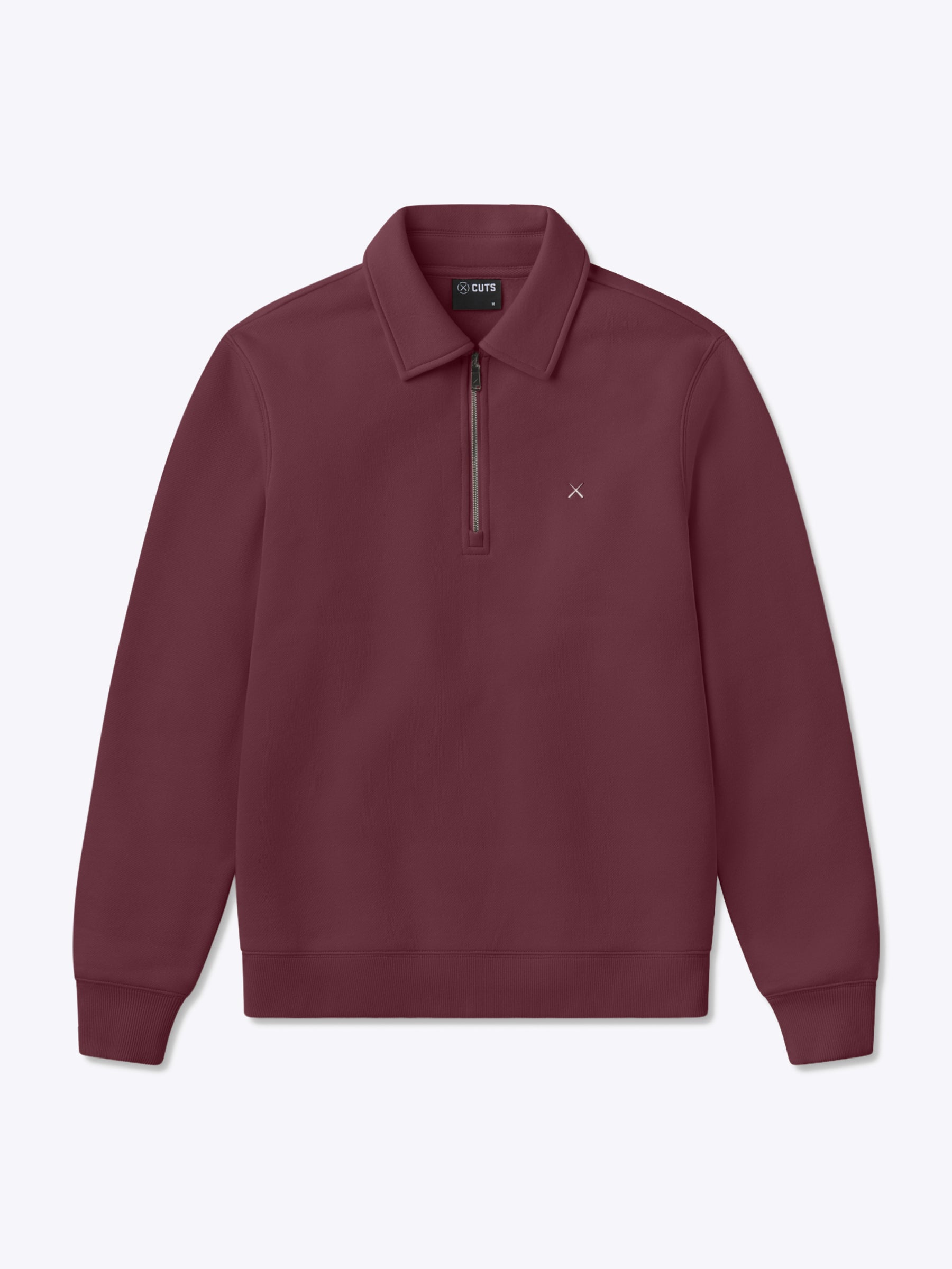 Divine Fleece Q-Zip | Currant Classic-fit