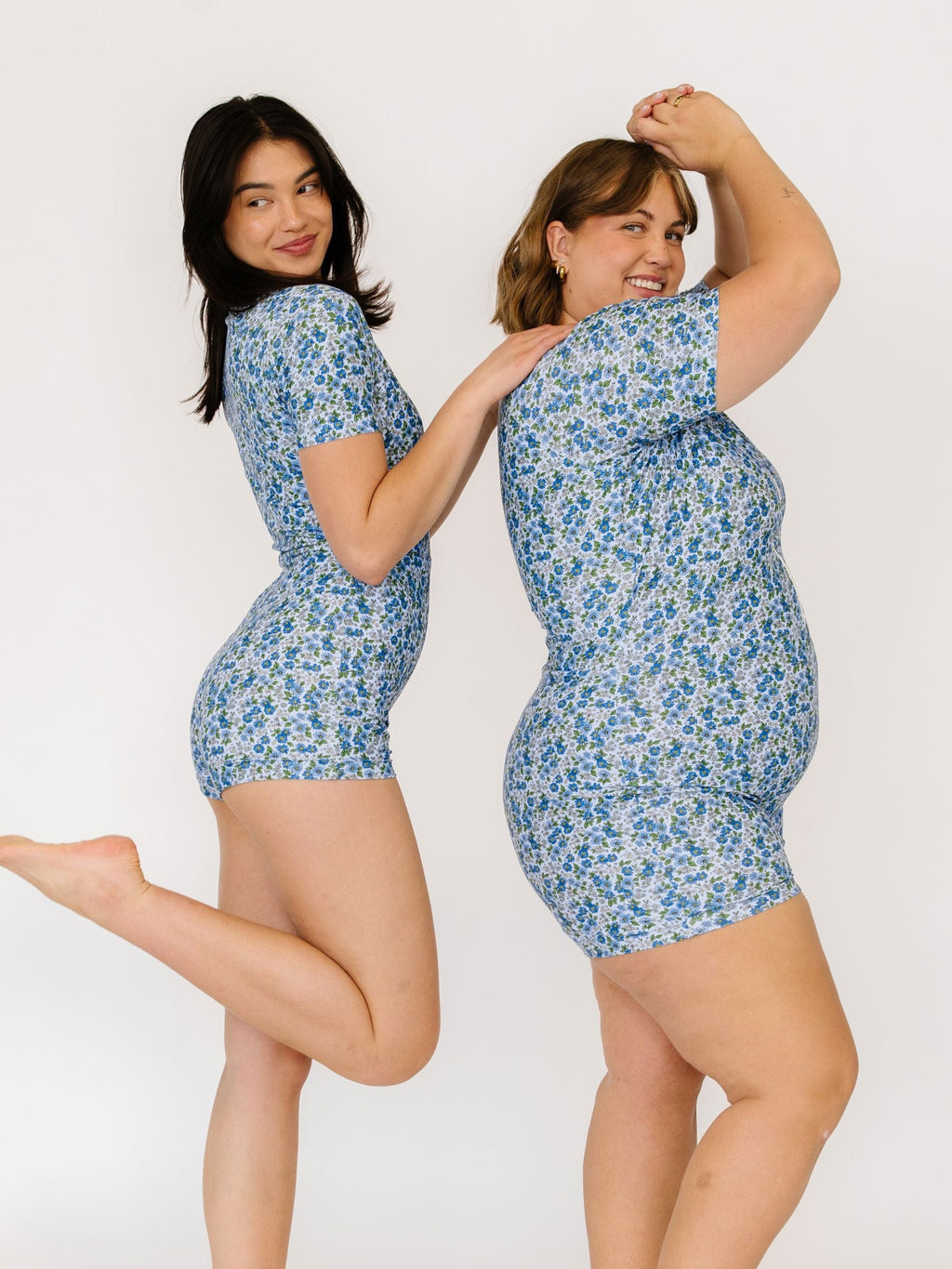 Cornflower Rash Guard One-Piece