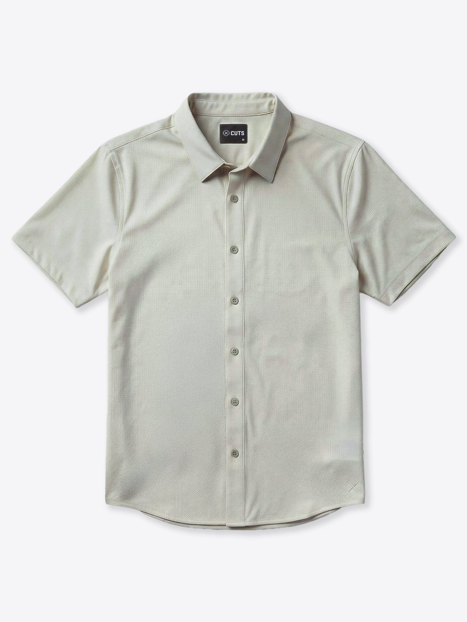 Crossover Button Up | Morning Dove Signature Fit