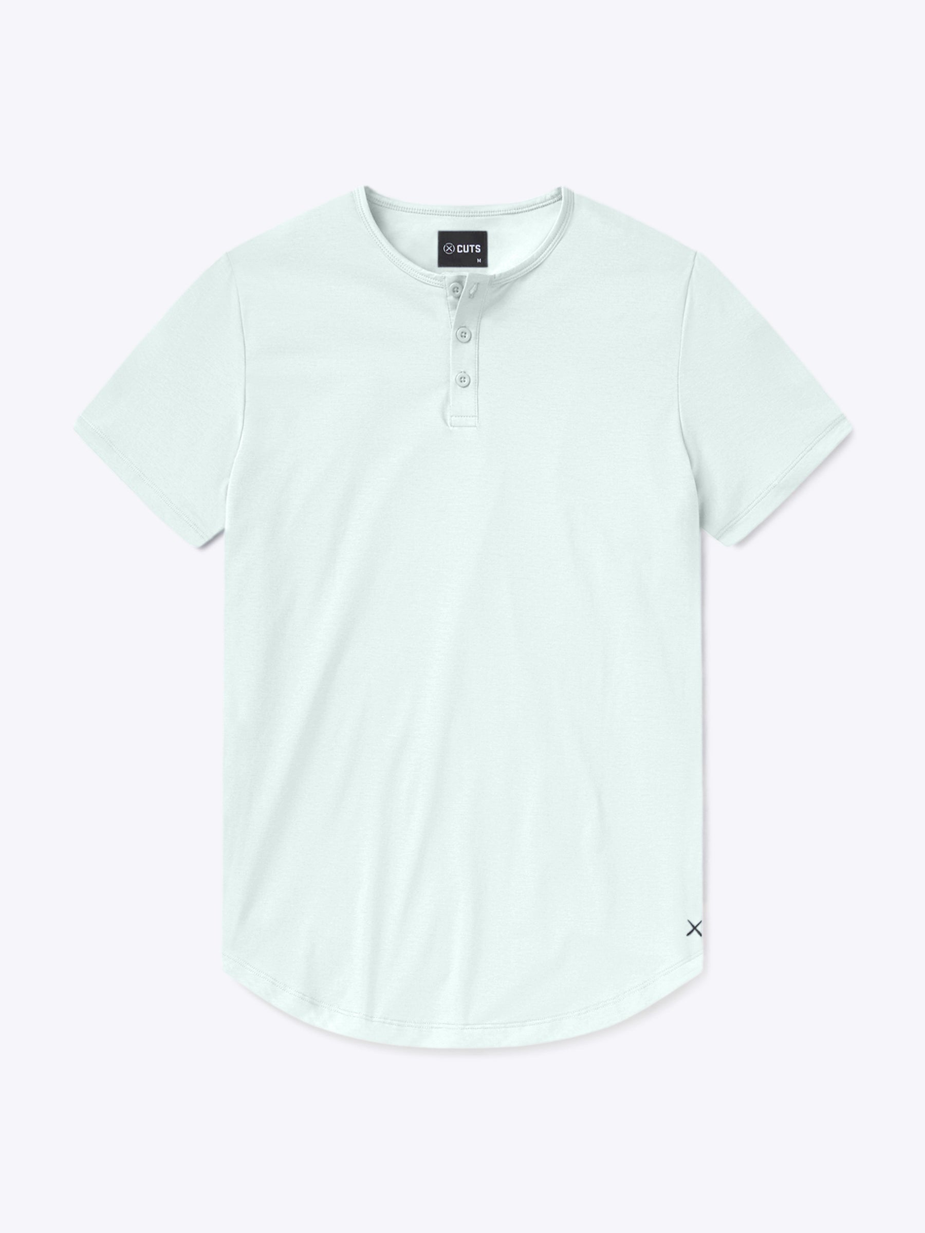 AO Henley Curve-Hem | Diaphonous Signature-Fit PYCA Pro®