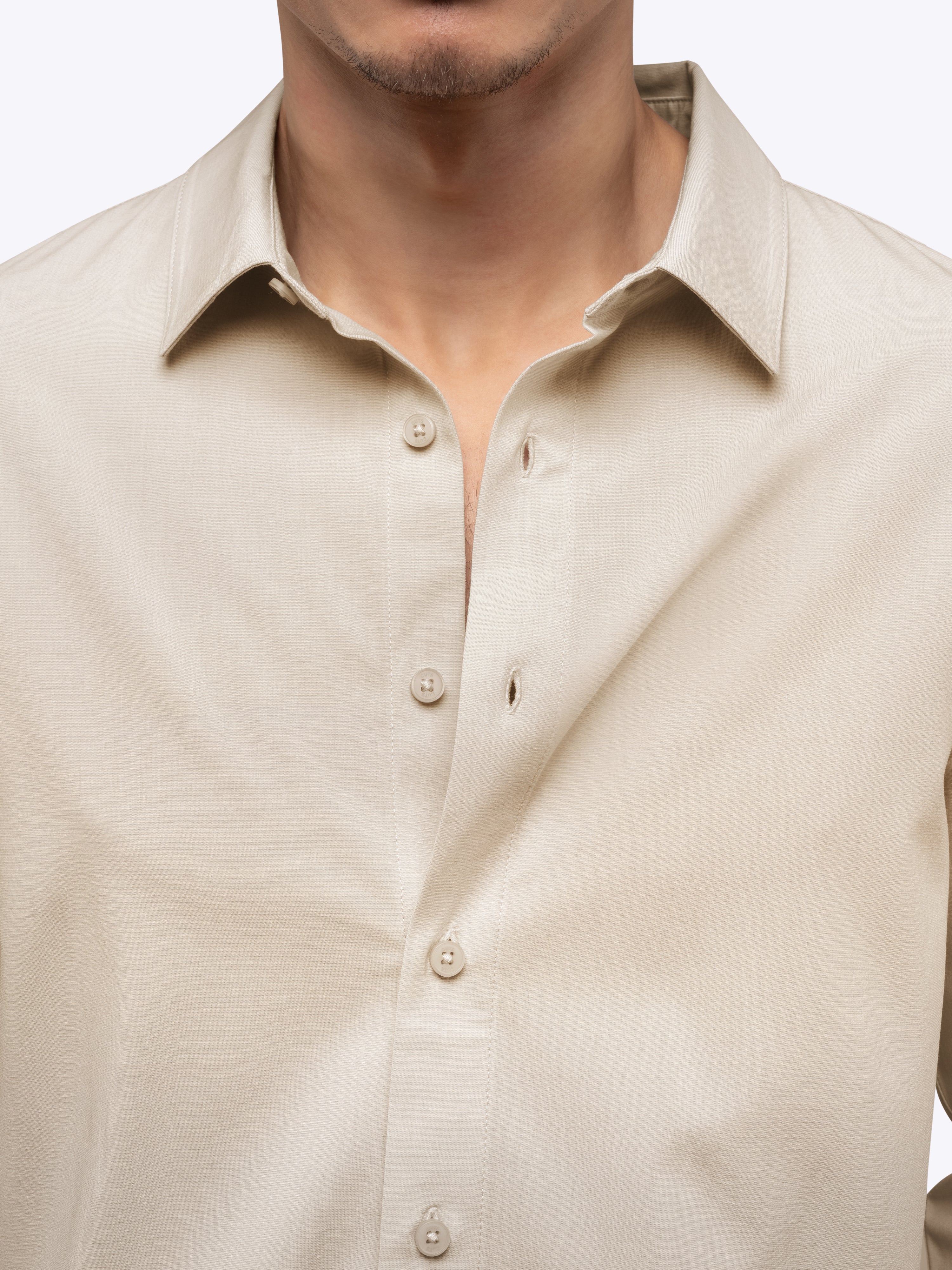 SoHo Long Sleeve Button Up | Sand Dune Signature-fit
