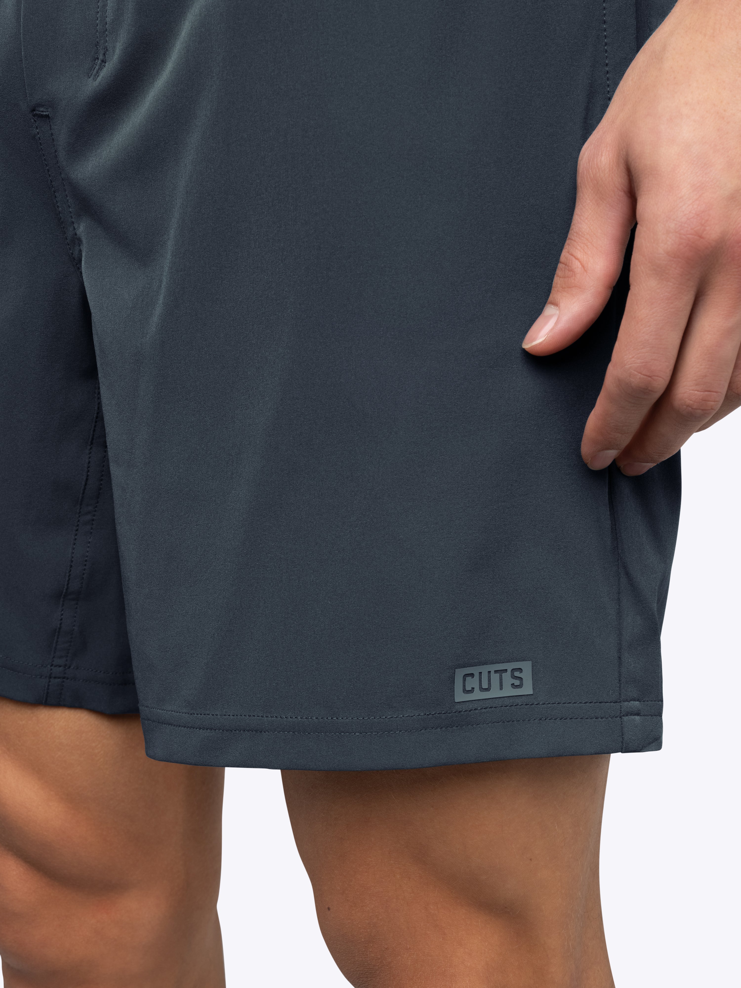 Crossover Short Lined | Iron Navy Classic-fit