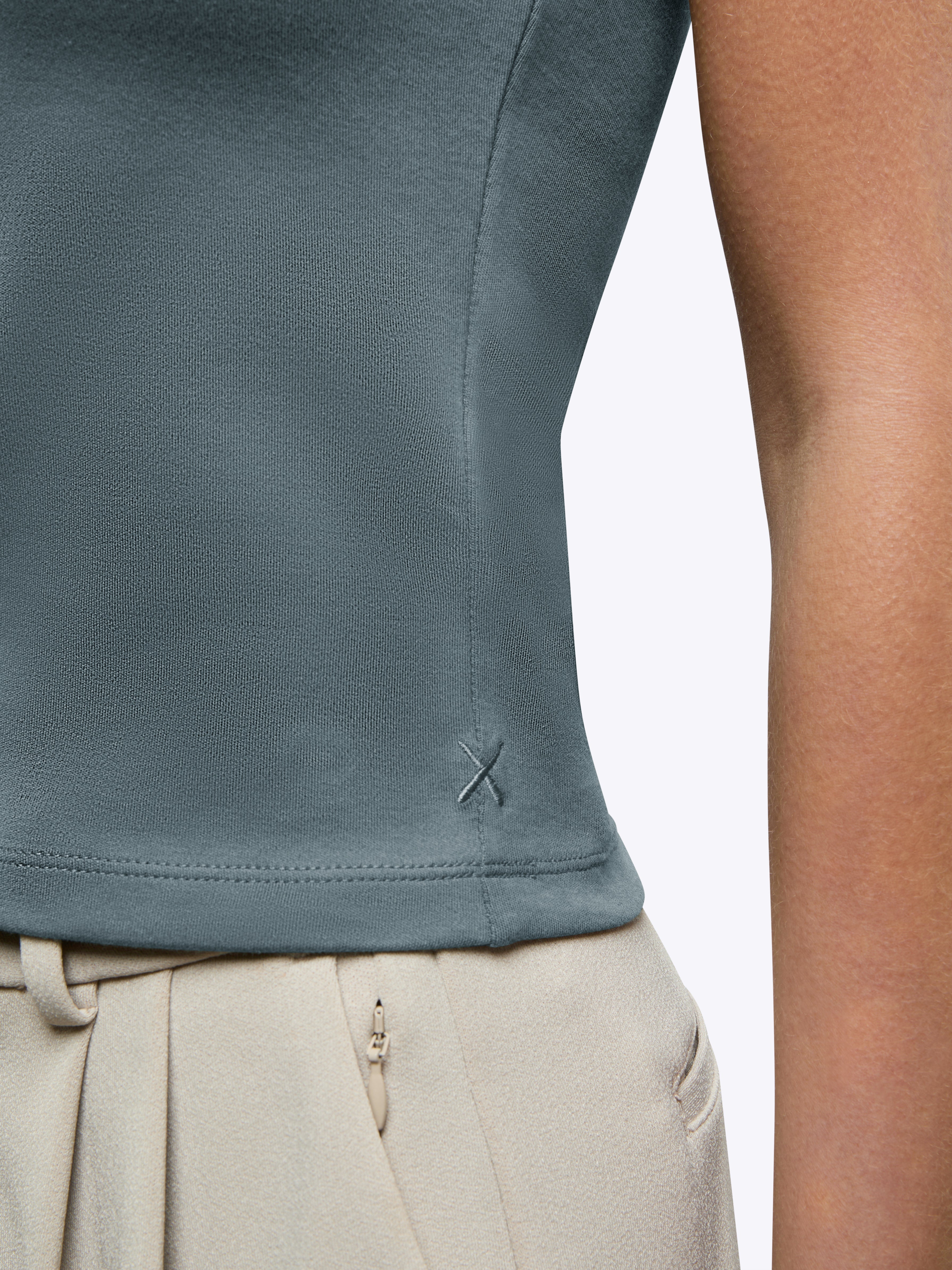 Tomboy Tee | Ocean Storm Slim-fit Tomboy-Cotton™