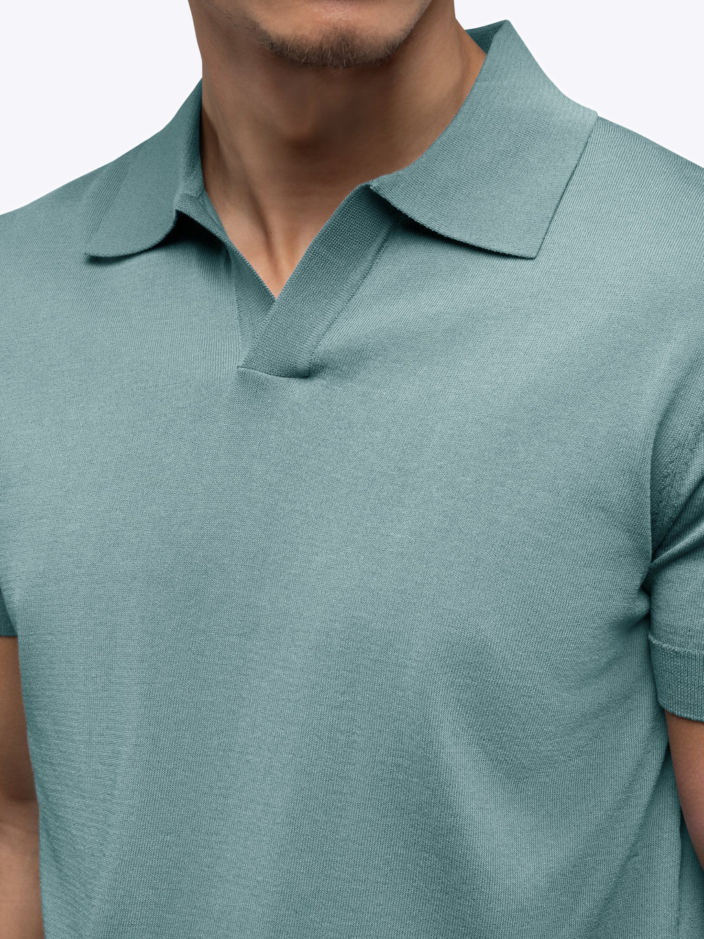 Riviera Knit Polo | Isle Blue Signature-Fit
