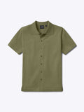 Riviera Knit Button Up | Capers Signature-Fit