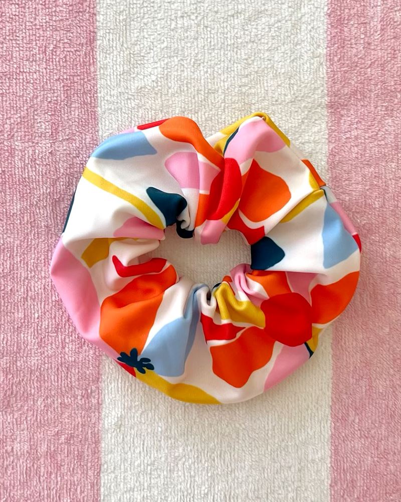 June Floral Scrunchie