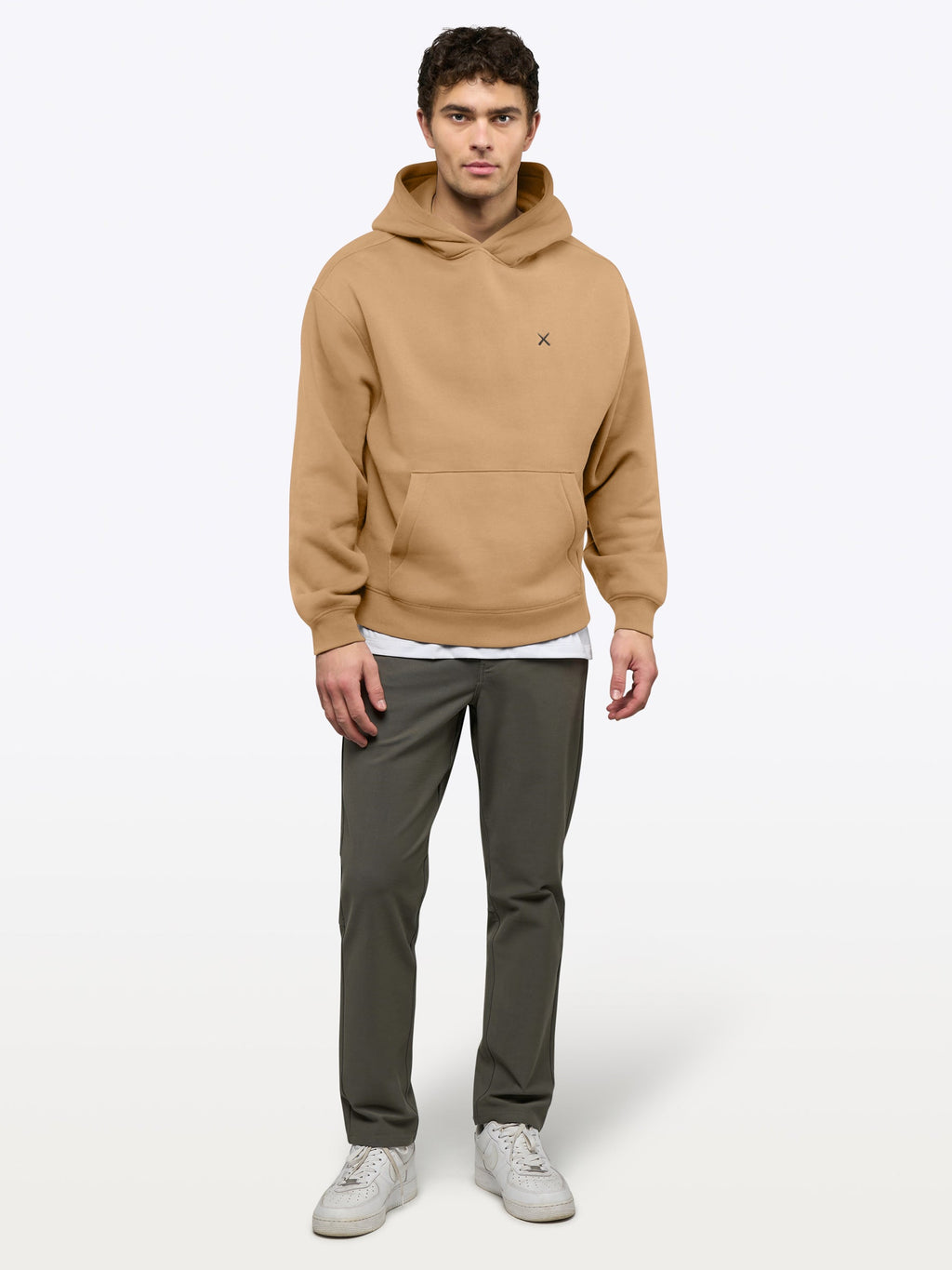 Divine Fleece Hoodie | Latte Classic-fit