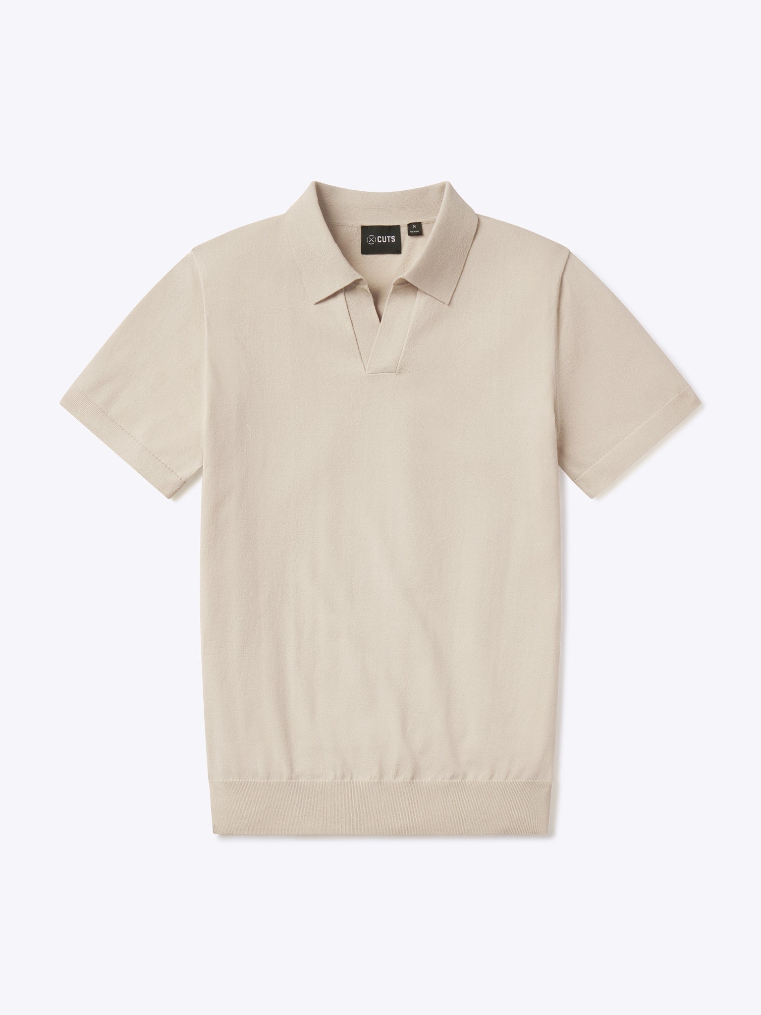 Riviera Knit Polo | Sand Dune Signature-Fit