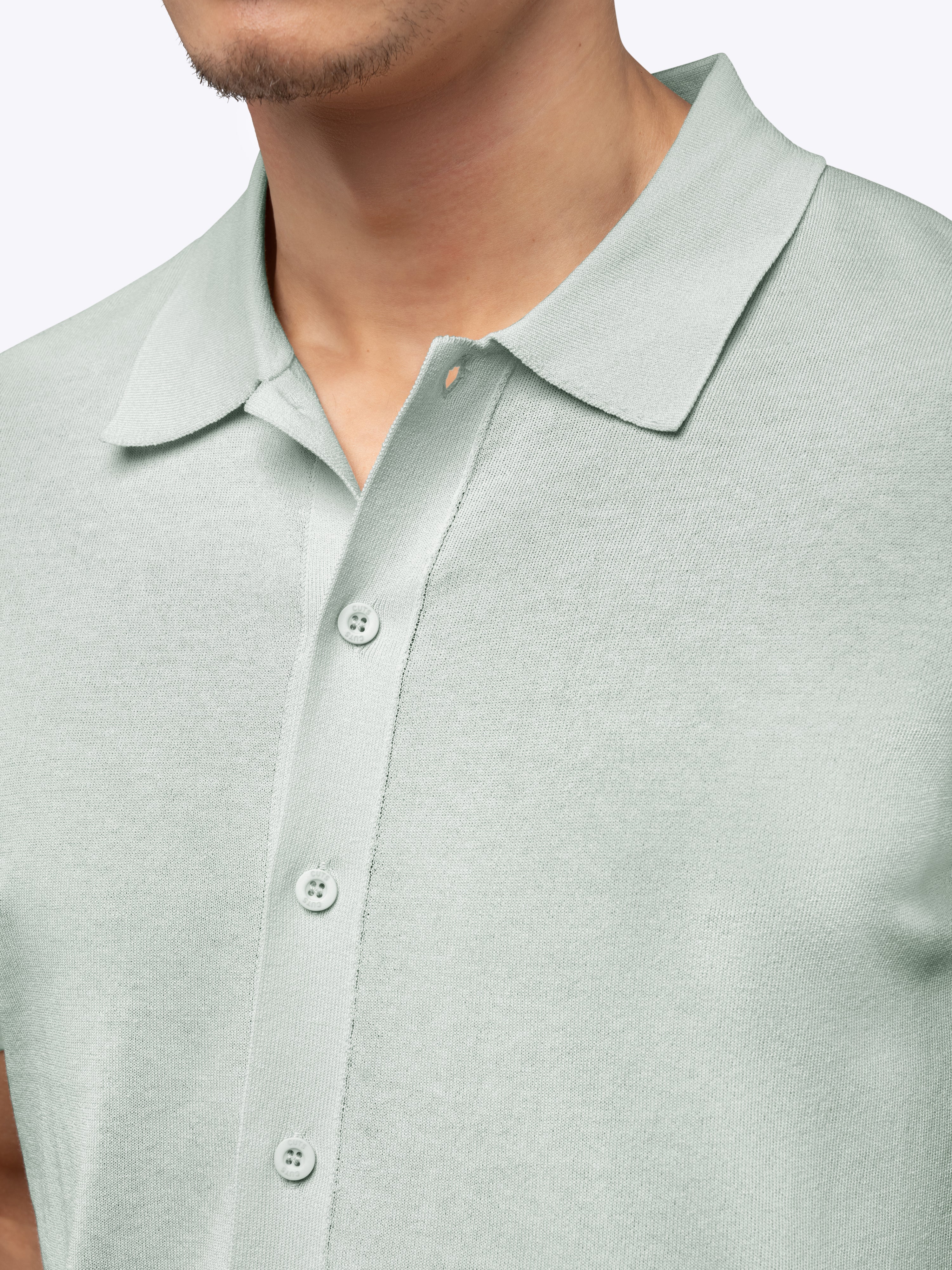 Riviera Knit Button Up | Mercury Signature-Fit