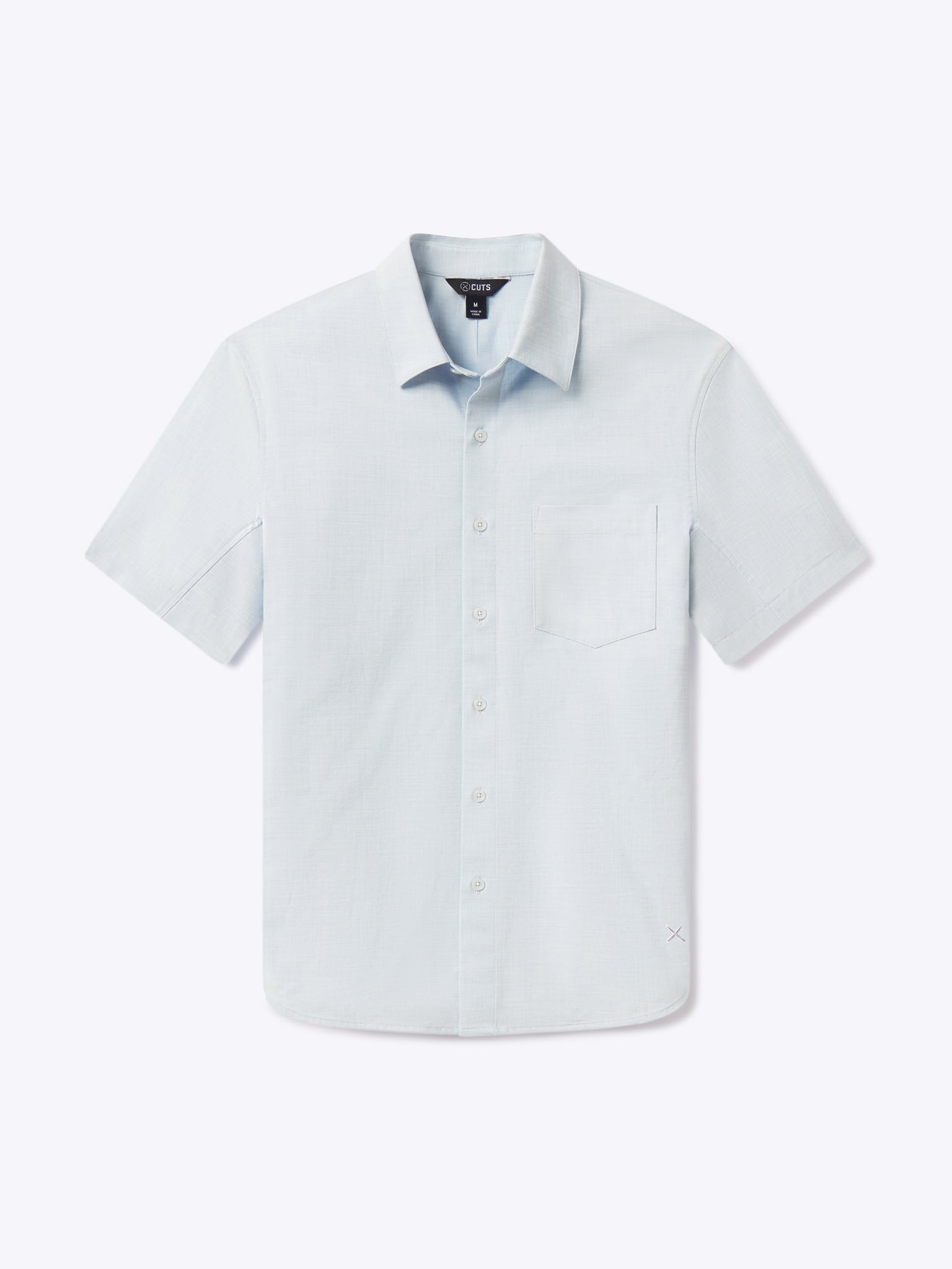 SoHo Short Sleeve Button Up | White Signature-fit