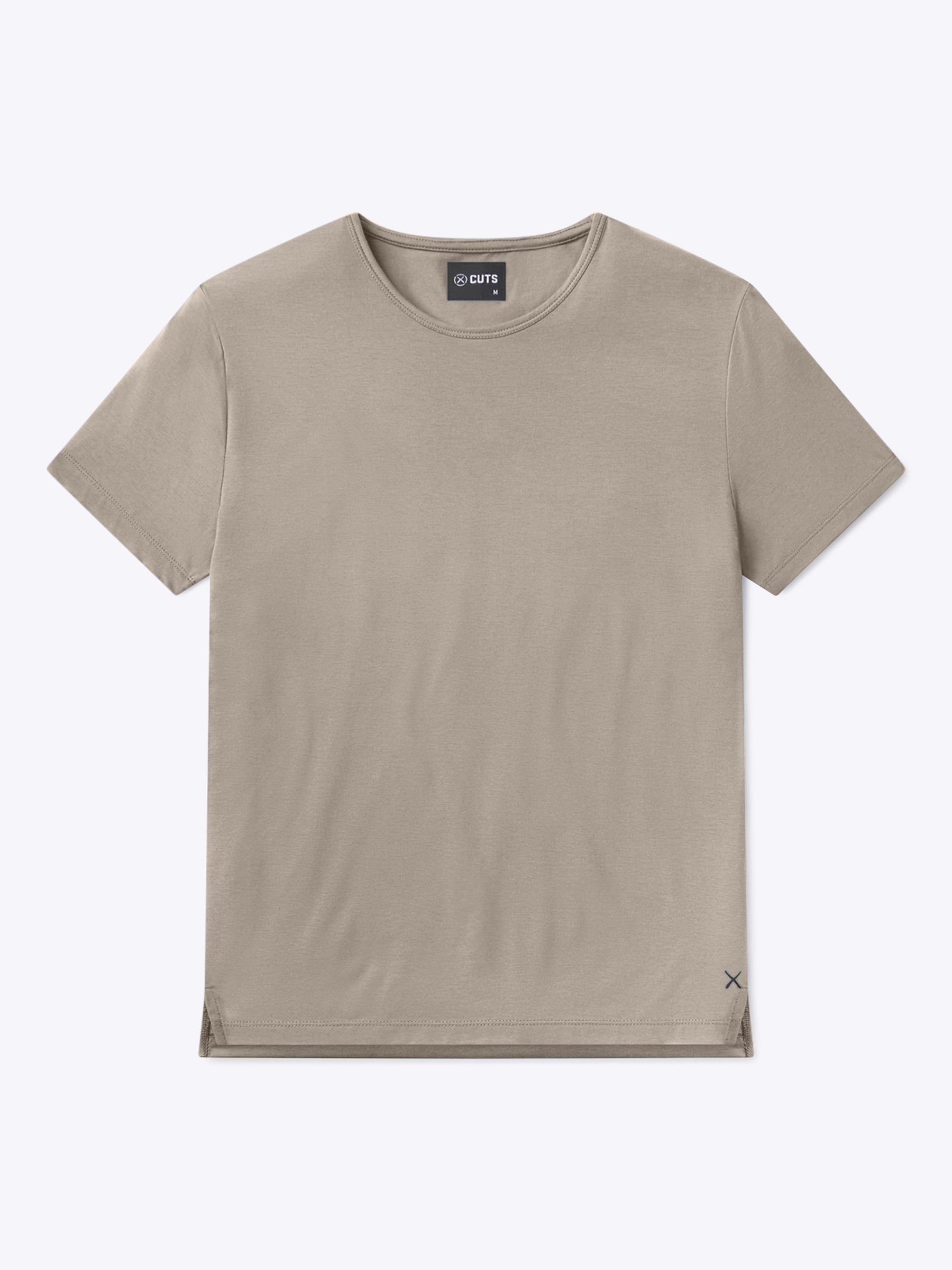 AO Split-Hem Tee | Pure Cashmere Signature-Fit PYCA Pro®