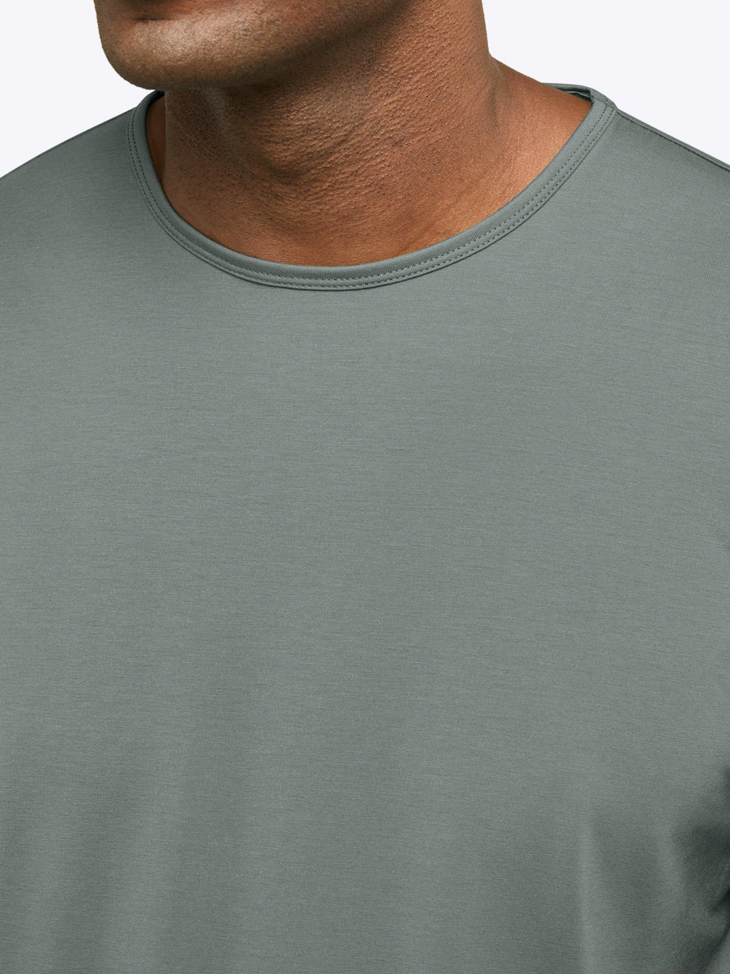 AO Long Sleeve Curve-Hem Tee | Sage Signature-fit PYCA Pro®