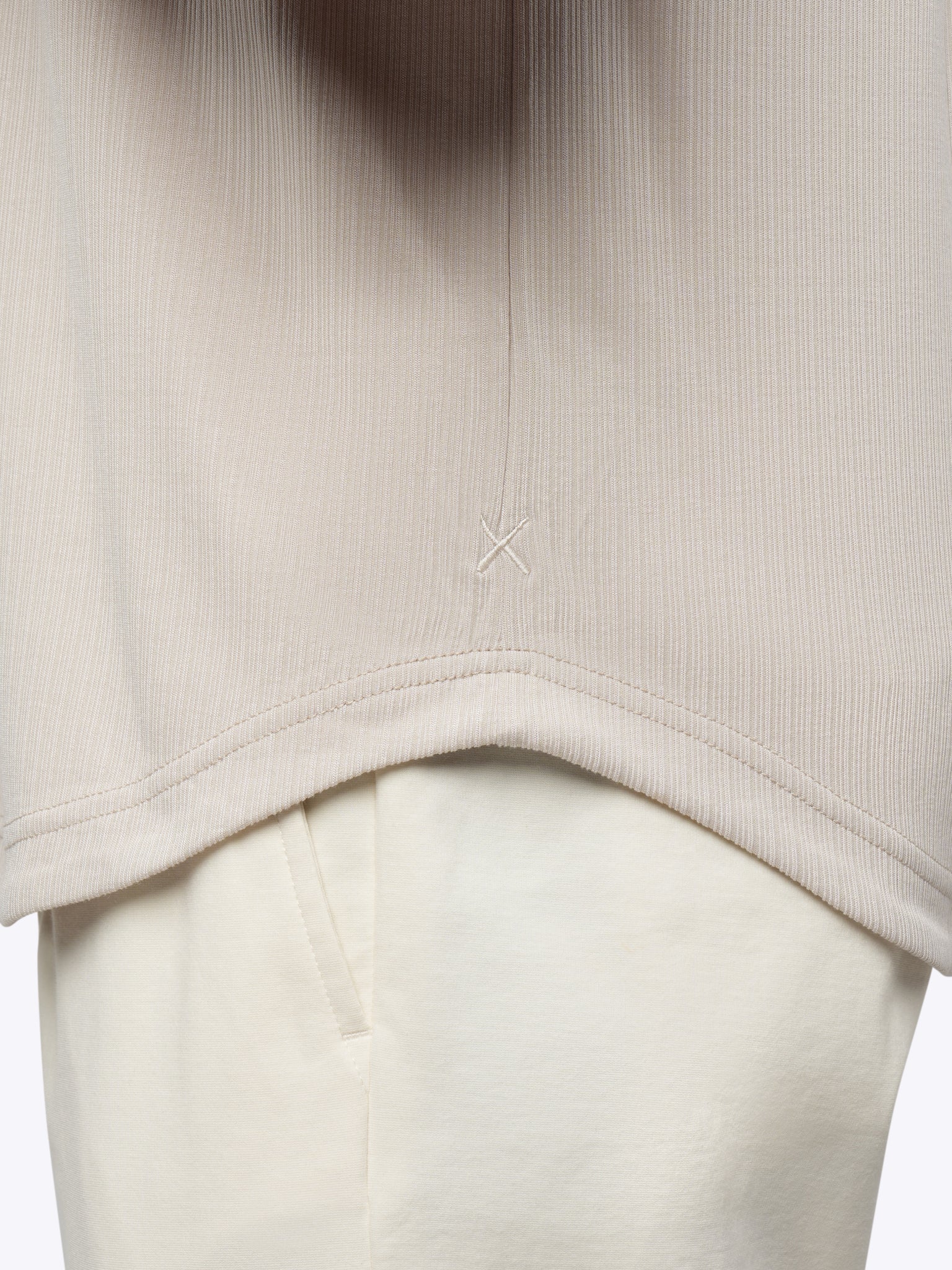 SoHo Ribbed Polo | Sand Dune Signature-Fit