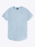 AO Curve-Hem Tee | Sky Signature-fit PYCA Pro®