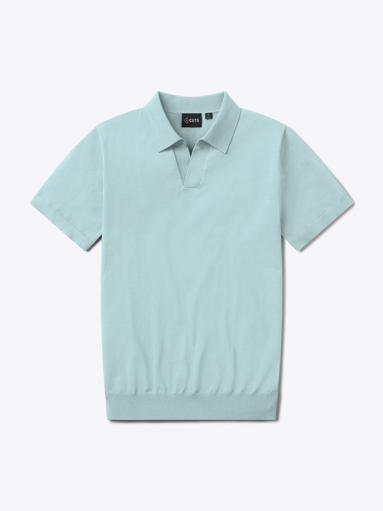 Riviera Knit Polo | Sterling Blue Signature-Fit