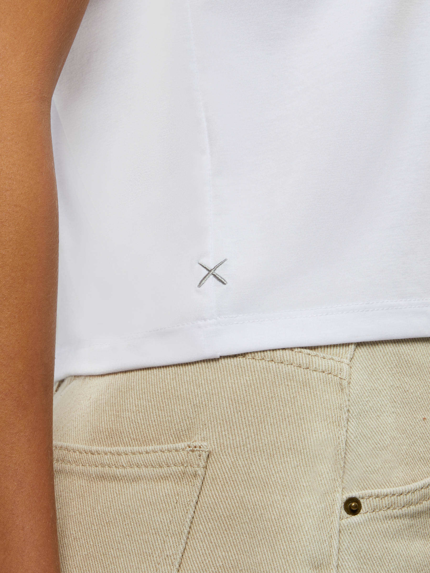 Almost Friday Tee | White Classic-fit PYCA Pro®
